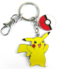 Pikachu & Pokeball Key Chain